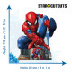 Figurine en carton Spiderman qui tisse sa toile d'araignée – Marvel Avengers - Hauteur 116 cm