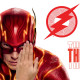 Stickers repositionnables - The Flash