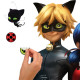 Stickers repositionnables - Miraculous - Ladybug et Chat Noir