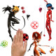 Stickers repositionnables - Miraculous - Les Aventures de Ladybug et Chat Noir