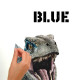 Stickers repositionnables Jurassic World : Fallen Kingdom - Vélociraptor Bleu