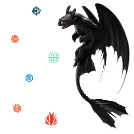Stickers repositionnables Dragons : Le Monde Caché - Krokmou