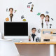 Stickers repositionnables The Office - tous les personnages