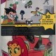 Stickers repositionnables Teen Titans Go ! - tous les personnages