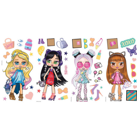 Stickers repositionnables Poupées Boxy Girls