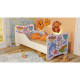 Lit et Matelas - Lit Enfant Poissons - Happy Kitty - 160 x 80 cm