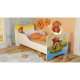 Lit et Matelas - Lit Enfant Elfe - Happy Kitty - 160 x 80 cm