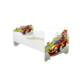 Lit et Matelas - Lit Enfant Racing Car - Happy Kitty - 160 x 80 cm