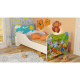 Lit et Matelas - Lit Enfant Animaux de la Ferme - Happy Kitty - 160 x 80 cm