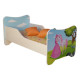 Lit et Matelas - Lit Enfant Princesse et son Cheval - Happy Kitty - 140 x 70 cm