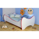 Lit et Matelas - Lit Enfant Blanc et Rouge - 