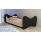 Lit et Matelas - Lit Enfant Noir - 