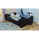 Lit et Matelas - Lit Enfant Noir - 