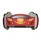 Lit LED et Matelas - Lit Enfant Voiture de Course Rouge - Cars - 140 x 70 cm