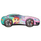 Lit LED et Matelas - Lit Enfant Rosa - Racing Car Girl - 160 x 80 cm