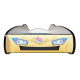 Lit LED et Matelas - Lit Enfant Vanessa - Racing Car Girl - 140 x 70 cm