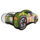 Lit LED et Matelas - Lit Enfant Vanessa - Racing Car Girl - 140 x 70 cm