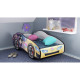 Lit LED et Matelas - Lit Enfant Clara - Racing Car Girl - 160 x 80 cm