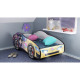 Lit LED et Matelas - Lit Enfant Clara - Racing Car Girl - 160 x 80 cm