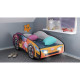 Lit LED et Matelas - Lit Enfant Bella - Racing Car Girl - 160 x 80 cm