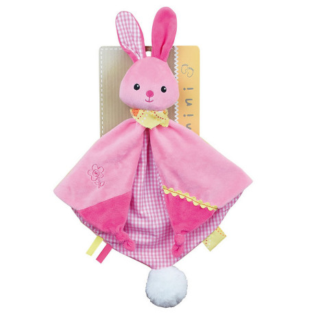 Baby Lapin Doudou Hochet - 40 Cm