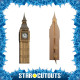 Figurine en carton Big Ben la tour horloge du palais de Westminster H 185 cm