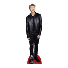 Figurine en carton Kim Nam-joon alias RM du groupe BTS (kpop) -H 182cm