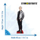 Figurine en carton taille reelle Park Ji-min (Jimin) - veste argentée groupe Kpop BTS BANGTAN BOYS 174cm