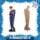 Figurine en carton taille reelle Jung Ho-seok (J-Hope) cheveux rouges BTS BANGTAN GARÇONS 178cm