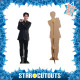 Figurine en carton Yoon Ji Sung membre du groupe Wanna One (Kpop) H 175 cm