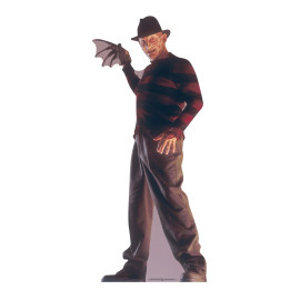 Figurine en carton Freddy Krueger Les griffes de la nuit - H 174 cm