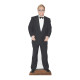 Figurine en carton taille réelle Elton John en smoking et noeud papillon -H 173cm
