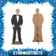 Figurine en carton taille réelle Elton John en smoking et noeud papillon -H 173cm