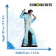 Figurine en carton Elvis Presley Costume Bleu Las Vegas Blue Jump H167 cm