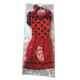 Robe Coccinelle - Baguette + Serre-Tête 3-4 Ans