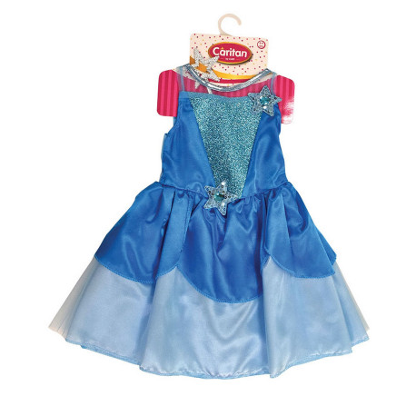 Robe De Fée Bleue Et Baguette 3-4 Ans