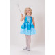 Robe De Fée Bleue Et Baguette 3-4 Ans