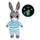 Jemini Trotro Peluche Lumineuse Naturelle Fonctionne Sans Pile - 25cm