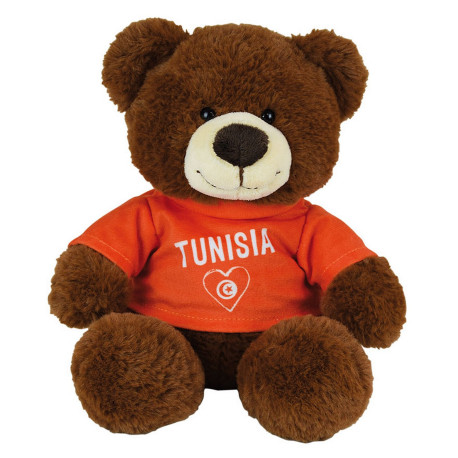 Jemini Peluche Ours Message Tunisie - 25 cm