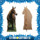 Figurine en carton taille réelle Cheval Mustang H 190 cm