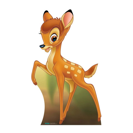 Figurine en carton taille réelle Disney Bambi H 120 CM