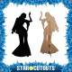 Figurine-en-carton-danseuse-Disco-en-patte-d'eph---(Ombre-Silhouette)--180--cm