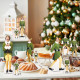 Mini-Figurines en carton table de fêtes Elf - 9 Mini-Figurines