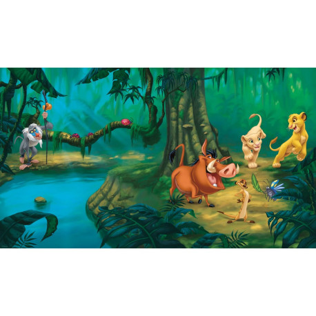 Fresque murale adhésive géante Disney Le Roi lion - 320 cm, 182,88 cm