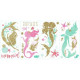 Stickers Sirènes à paillettes Disney 21 éléments My Littre Mermaid Sleeps Here
