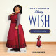 Figurine en carton Disney Wish, Dahlia Robe Rouge et Bequille - Haut 161x69 cm