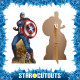 Figurine en carton Mini Captain America – Marvel Avengers - Haut 92 cm