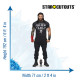 Figurine en carton – Roman Reigns – Tenue de Combat Noire – Catch WWE - Haut 192 cm