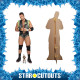 Figurine en carton – LA Knight – Tenue de Combat Noire – Catch WWE - Haut 186 cm