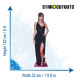 Figurine en carton Taylor Swift - Robe Glamour - Chanteuse Américaine - Haut 182 cm